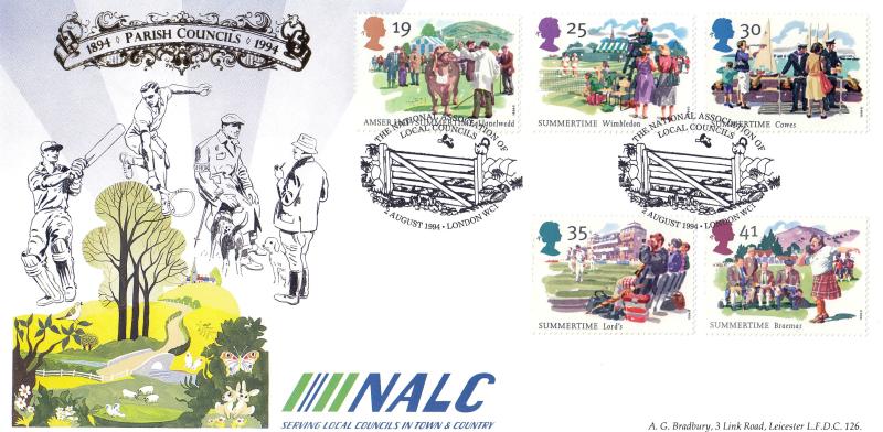 1994 (08) Summertime - Bradbury LFDC 126 'National Association of Local Councils' Official