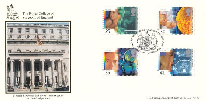 1994 (09) Medical - RM - Bradbury LFDC 127 'Royal College of Surgeons'Official