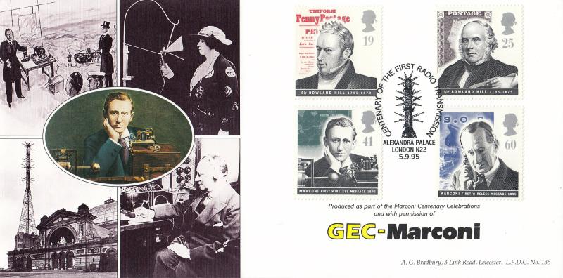 1995 (09) Communications - Bradbury LFDC 135 'Alexandra Palace Radio Transmission' Special