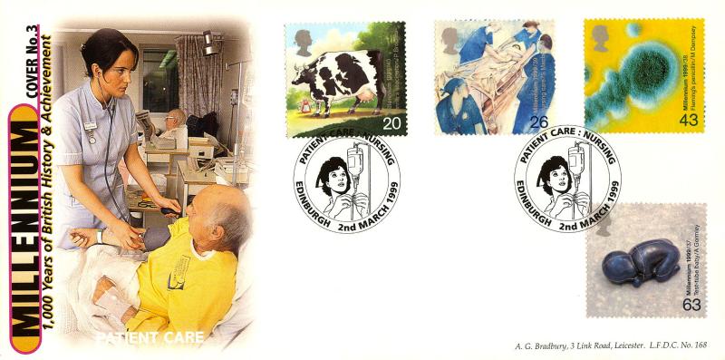 1999 (03) Patients - Bradbury LFDC 168 'Patient Care, Nursing, Edinburgh' Official