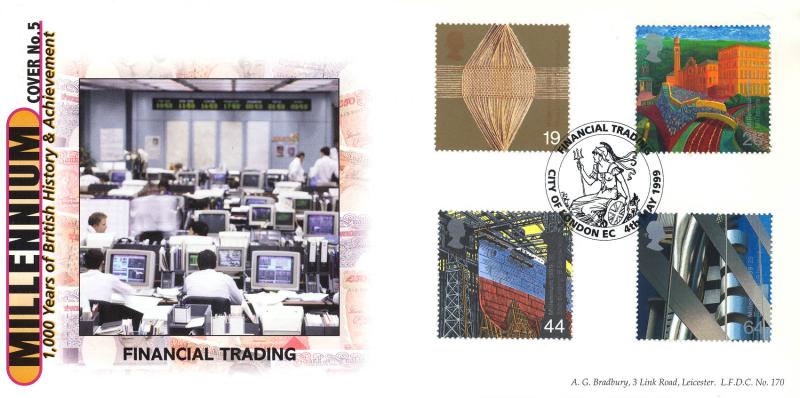 1999 (05) Workers - Bradbury LFDC 170 'Financial Trading, City of London' Official