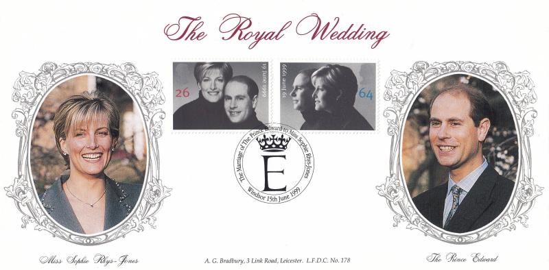 1999 (06) Wedding - Bradbury LFDC 178 'Windsor Cypher E' Official