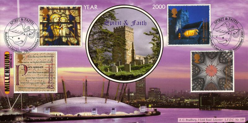 2000 (11) Spirit & Faith - Bradbury LFDC 189 'Bethlehem' Official