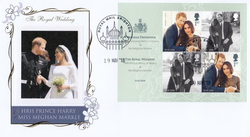 2018 (05) Wedding M/S - Internet 'Brighton Philatelic Counter' Special