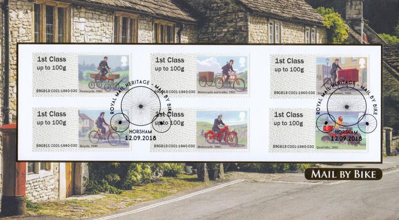 2018 (09) Mail by Bike Post & Go - Internet 'Horsham' Official