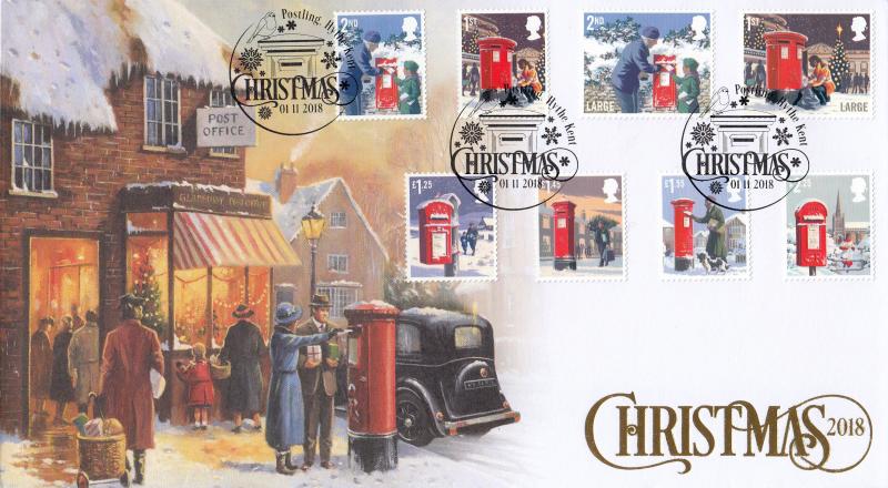 2018 (11) Christmas (Stamps) - Internet 'Postling' Official