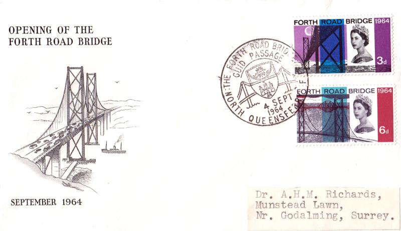 1964 (09) Forth Bridge - Ord - Black Bridge Cover - North Queensferry H/S