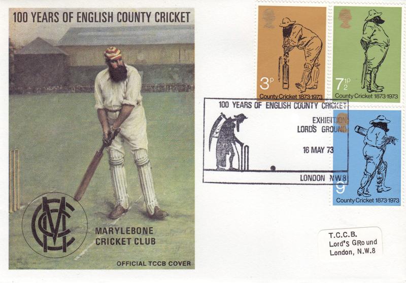 1973 (05) Cricket - TCCB 'Marylebone Cricket Club' - Lord's, NW8 Official