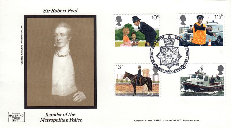 1979 (09) Police - Havering 'Sir Robert Peel' Cover - Metropolitan Police H/S