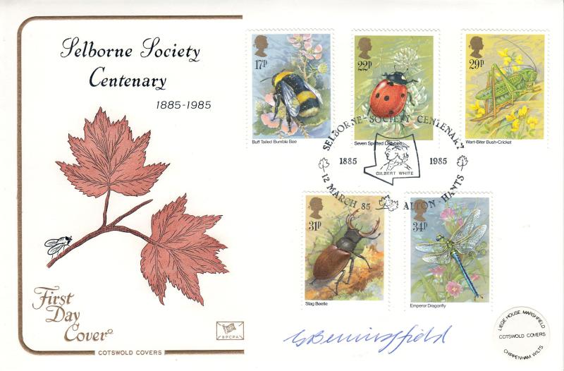 1985 (03) Insects - Cotswold 'Selborne Society' Official - Signed by Gordon Beningfield