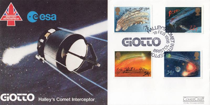 1986 (02) Halley's Comet - Covercraft 'Giotto' Official