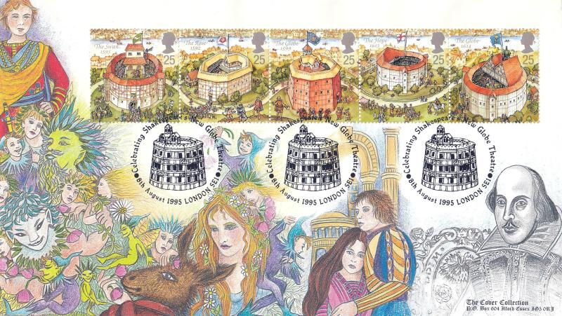 1995 (08) Shakespeare's Globe - Cover Collection 'New Globe Theatre' Official
