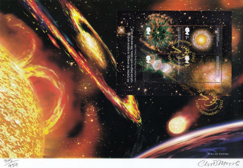 2002 (09) Astronomy (M/S) - Westminster 'Palette' Official