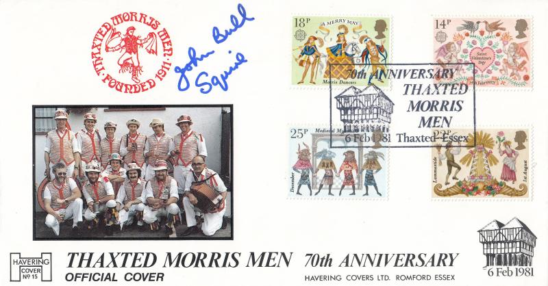 1981 (02) Folklore - Havering 'Thaxted Morris Men' Official - Signed by John Bull