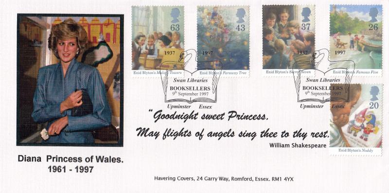 1997 (09) Enid Blyton - Havering 'Swan Libraries Booksellers' Official (Princess Diana Version)