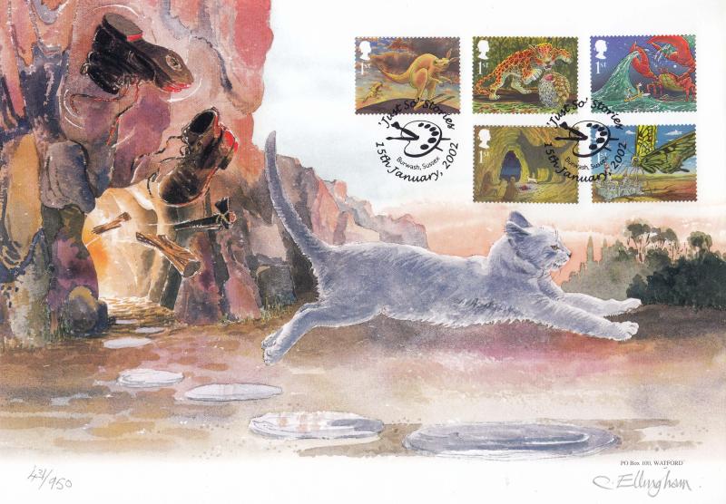 2002 (01) Rudyard Kipling - Westminster 'Palette' Official (The Cat Flees Image)