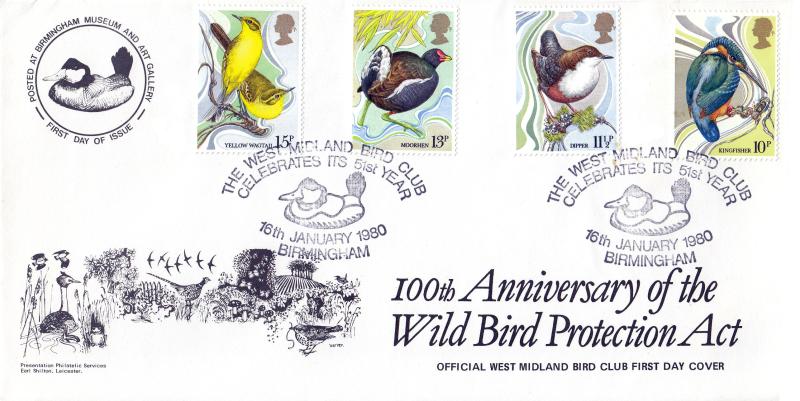 1980 (01) Birds - PPS 'West Midland Bird Club' Official