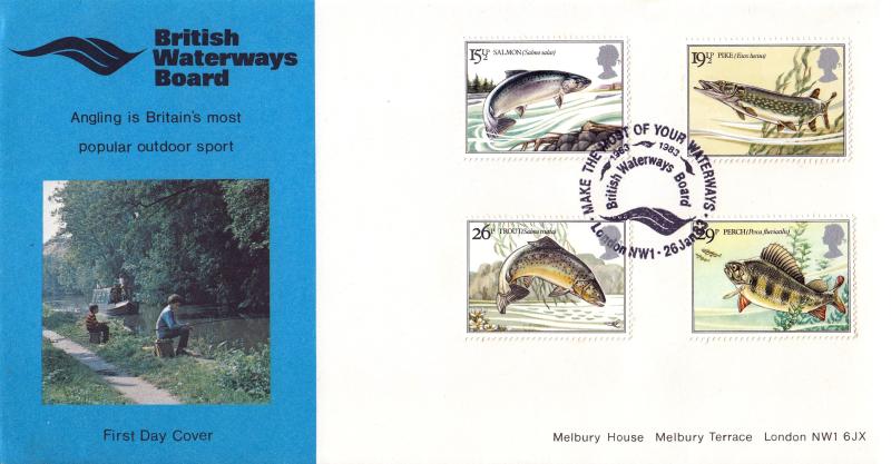 1983 (01) British River Fishes - David Taylor 'British Waterways Board' Official