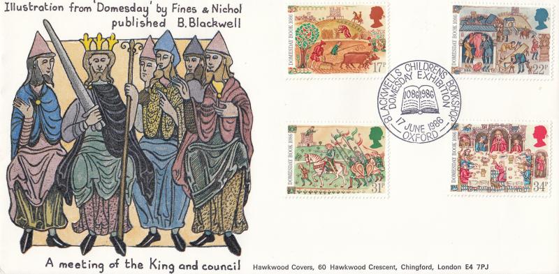 1986 (06) Medieval - Hawkwood 'Blackwells Childrens Bookshop, Oxford' Official