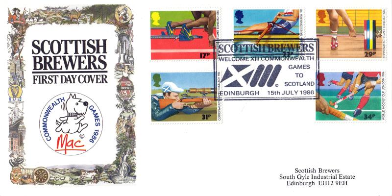 1986 (07) Sports - DGT 'Scottish Brewers, Edinburgh' Official