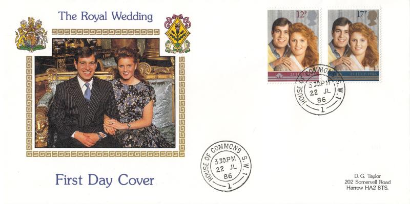 1986 (07) Wedding - DGT (Together on Couch Pose) Cover - House of Commons CDS