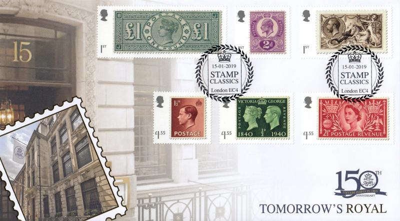 2019 (01) Stamp Classic M/S - Internet 'London EC4' Official