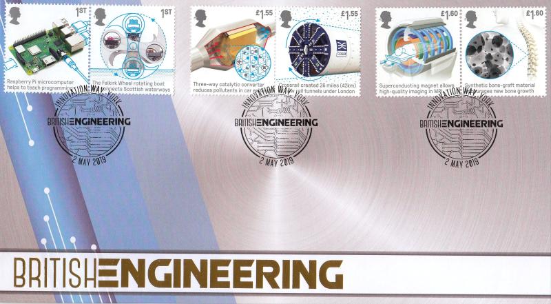 2019 (05) British Engineering (Stamps) - Internet 'Innovation Way' Official