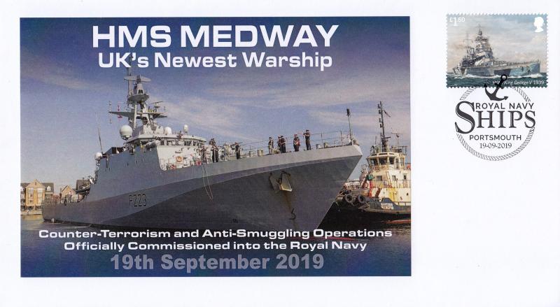 2019 (09) Royal Navy Ships - Internet 'Portsmouth' Official (s) - HMS Medway Version