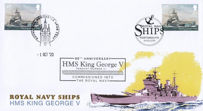 2019 (09) Royal Navy Ships - Internet 'Portsmouth' Official (s) - HMS King George V Version