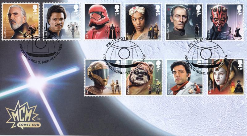 2019 (11) Star Wars (Stamps) - Internet 'Pinewood Road' Official