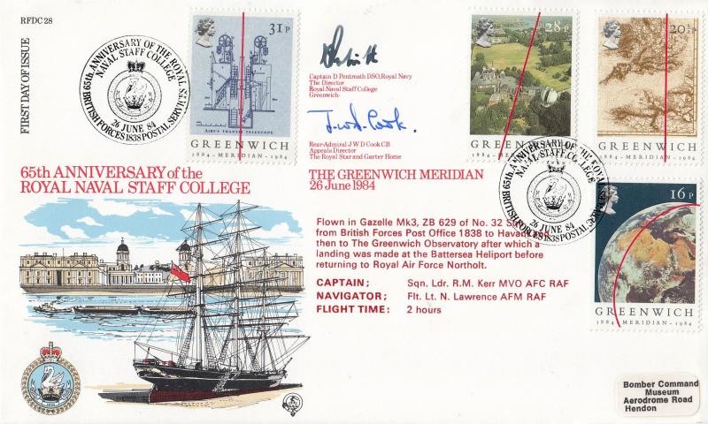 1984 (06) Greenwich - Forces RFDC 28 'Naval Staff College' Official