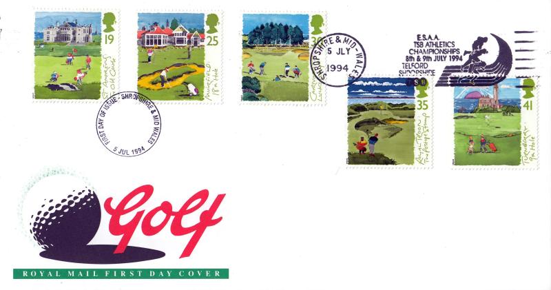 1994 (07) Golf - RM - E S A A TSB Athletics Championships Slogan