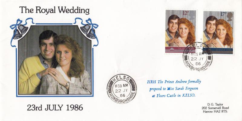 1986 (07) Wedding - DGT (Yellow Jumper) Cover - Kelso CDS