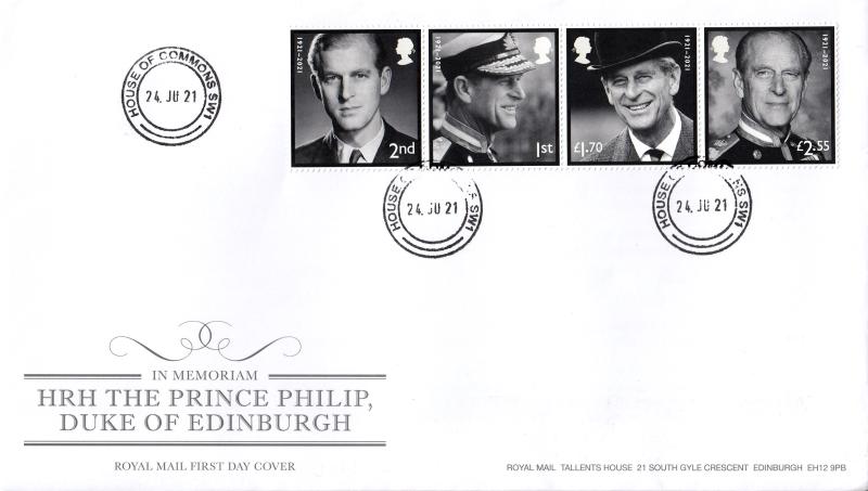 2021 (06) HRH Prince Philip Memorial M/S - RM - House of Commons CDS