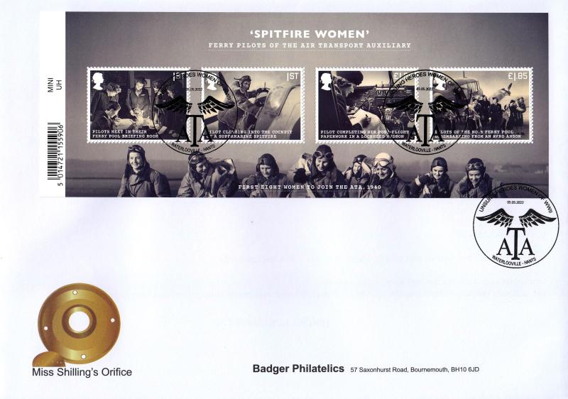 2022 (05) Women of WWII (M/S) - Badger Philatelics Official