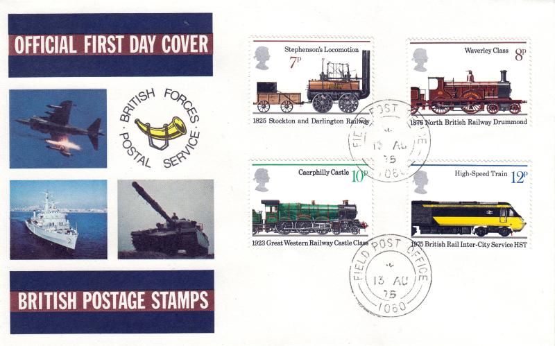 1975 (08) Railways - BFPS Cover - Field Post Office 1060 CDS