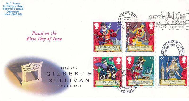1992 (07) Gilbert & Sullivan - RM - BBC Radio Goes To Town Slogan