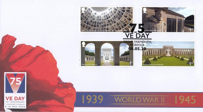 2020 (05) VE Day 75th Anniversary (M/S) - Internet 'Great Yarmouth' Official