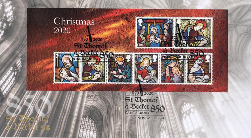 2020 (11) Christmas (M/S) - Internet 'Canterbury' Official