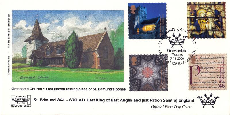 2000 (11) Spirit & Faith - Havering 'Greensted Church, St Edmund' Official
