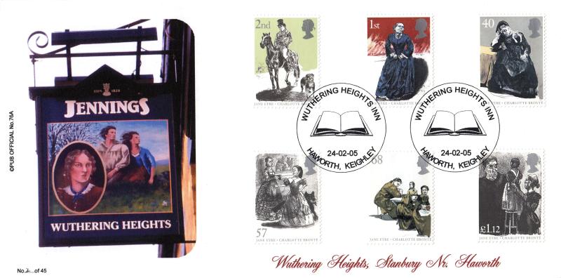 2005 (02) Jane Eyre (Stamps) - Brazier 'Pub' (Wuthering Heights) Official