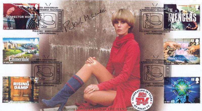 2005 (09) Classic ITV - Internet (Joanna Lumley as Purdy) Official - Signed by the late Patrick Macnee