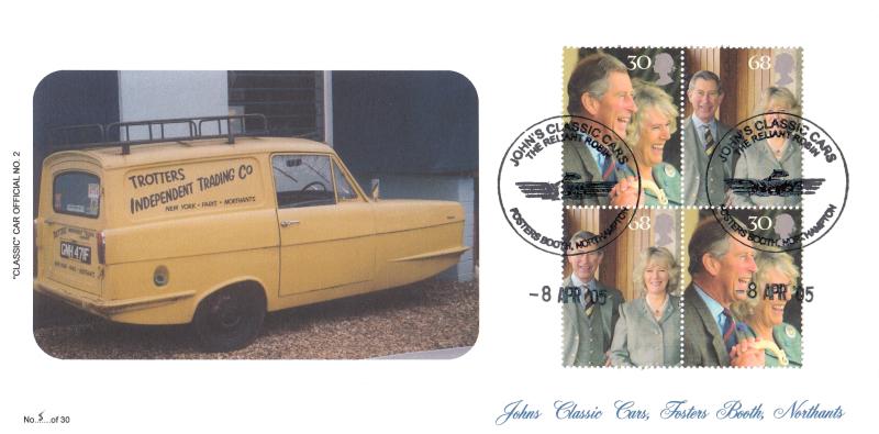 2005 (04) Wedding - Brazier 'Classic Car Official' - The Reliant Robin H/S