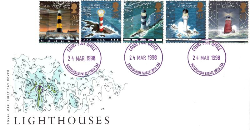 1998 (03) Lighthouses - RM - Court Post Office, Buckingham Palace CDS