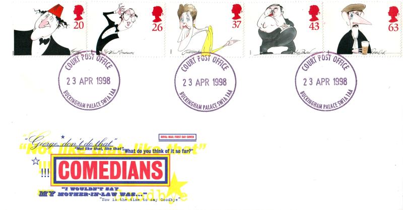 1998 (04) Comedians - RM - Court Post Office, Buckingham Palace CDS