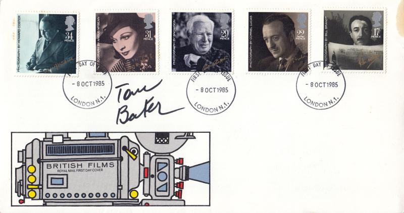 1985 (10) Films - RM - London N1 FDI - Signed by Tom Baker