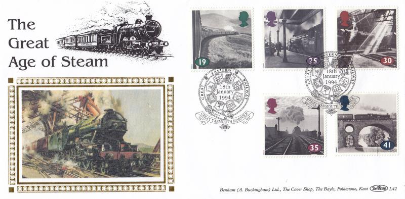 1994 (01) The Age of Steam - Benham L42 'Great Eastern Railway, Great Yarmouth' Official