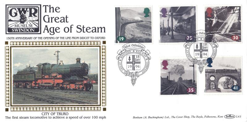 1994 (01) The Age of Steam - Benham L43 'Great Western Railway, Didcot' Official