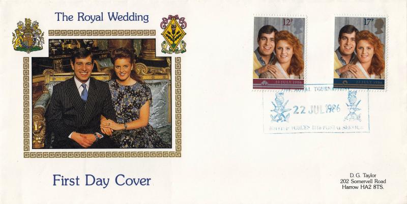 1986 (07) Wedding - DGT (Together on Couch Pose) Cover - Royal Tournament H/S