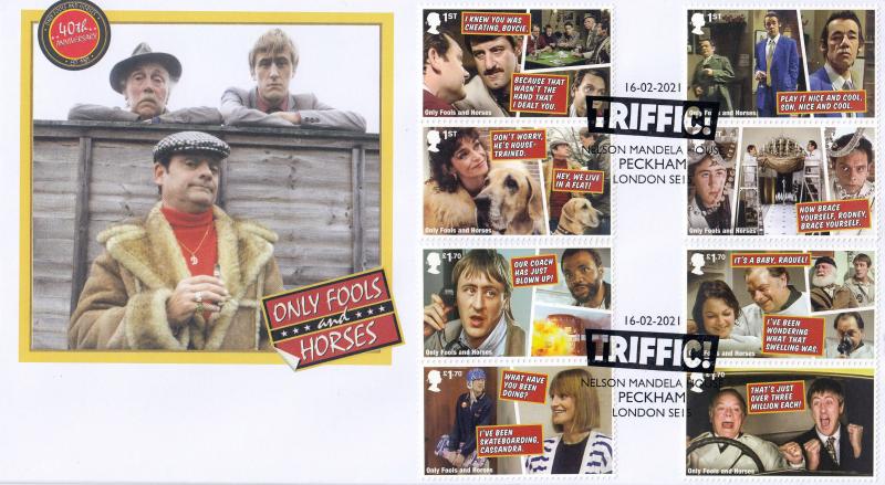 2021 (02) Only Fools and Horses (Stamps) - Internet 'Triffic, Peckham' Official